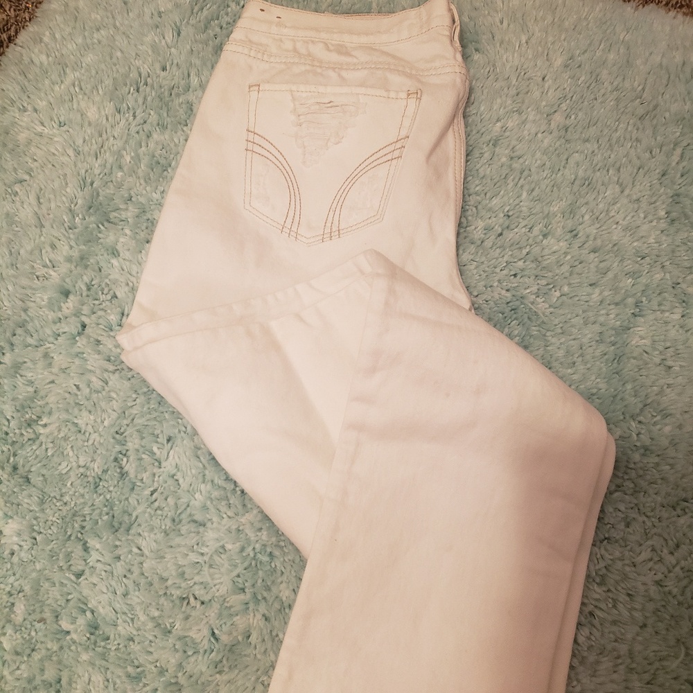 White Hollister jeans!